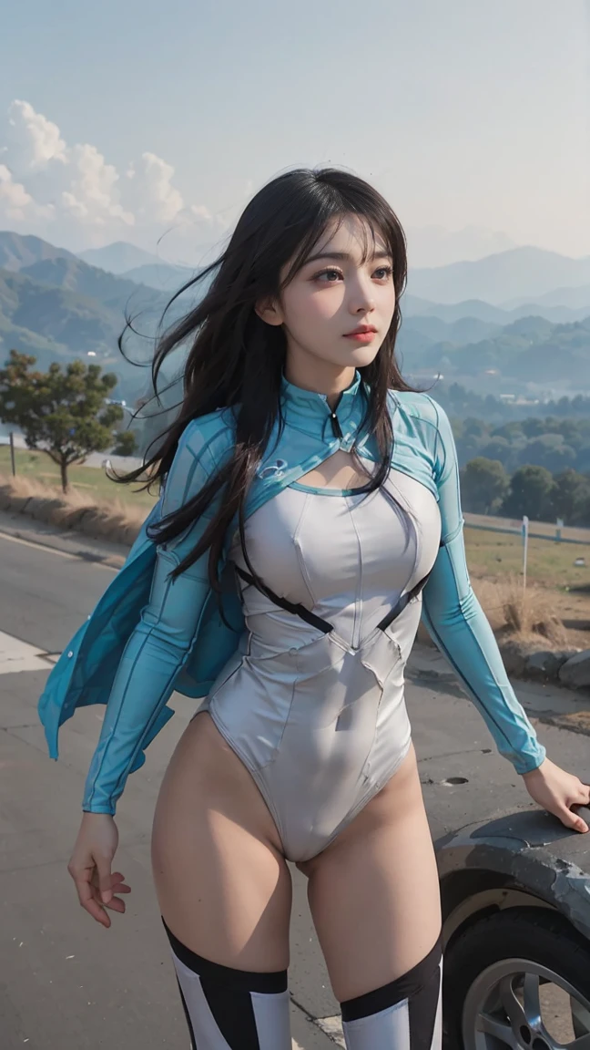 Le Corbusier, Norman Foster, James Jean, Surreal, mysterious, strange, fantastic, fantasy, Sci-fi, Japanese anime, construction of an artificial cave, architectural drawing, blueprint, cross section, perspective, perspective, futurism, miniskirt beautiful girl, perfect voluminous body, detailed masterpiece colour hand drawings