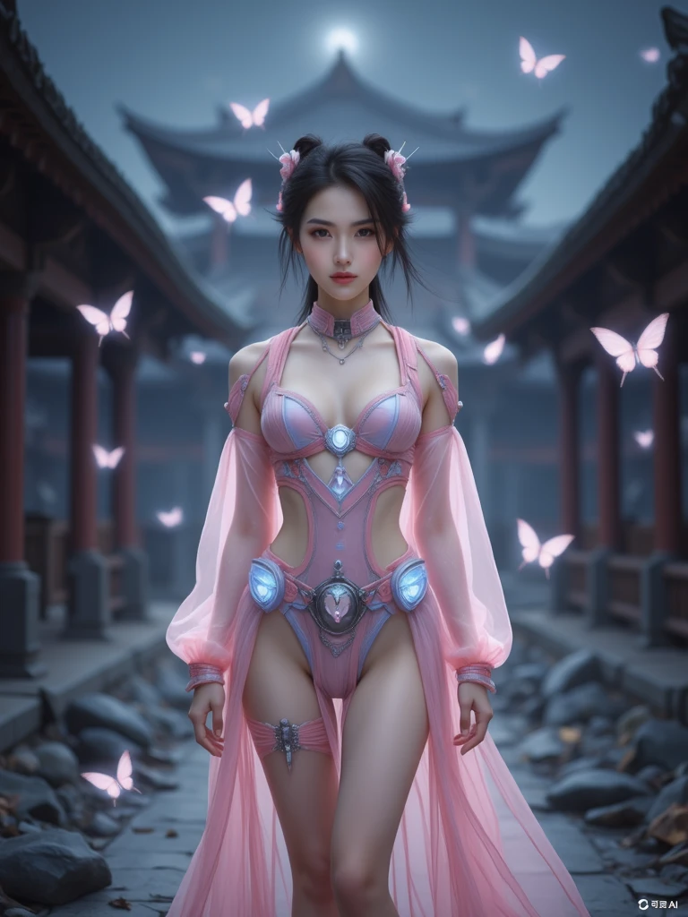 best quality, masterpiece, high resolution,A girl, Wearing a super-thin pink mini bikini,Sexy sitting on the floor, (((Open your legs))),(Huge breasts: 1.2),((((Breast close-up))),(((fullbody))),Cleavage、Tempting, (Huge breasts: 1.2),(Cleavage) ,Beautiful big breasts ,8K resolution,大师masterpiece,Ultra-high detail,Super high quality