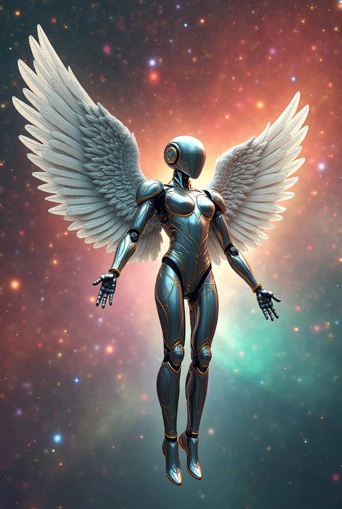Cosmic fallen angel, Clear and bright eyes, biomechanical, Odd, gross, awesome, Very bright colors, Light particles, With bright light, Archive, Art Wallpaper, Ultra hd wallpapers