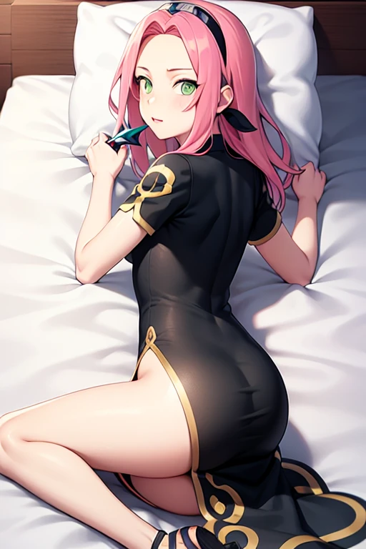 ((masterpiece, best quality)),a girl, solo, serafuku, thighhighs, skirt, lying, ribbon, upperbody, class room, indoors, shirt, neckerchief, school uniform, long hair, black thighhighs, looking at viewer, blue eyes, black serafuku, black skirt, red ribbon, long sleeves, pleated skirt, blonde hair, wood floor, <lora:digimonAngewomon_v20:0.6> , digimonAngewomon_v20