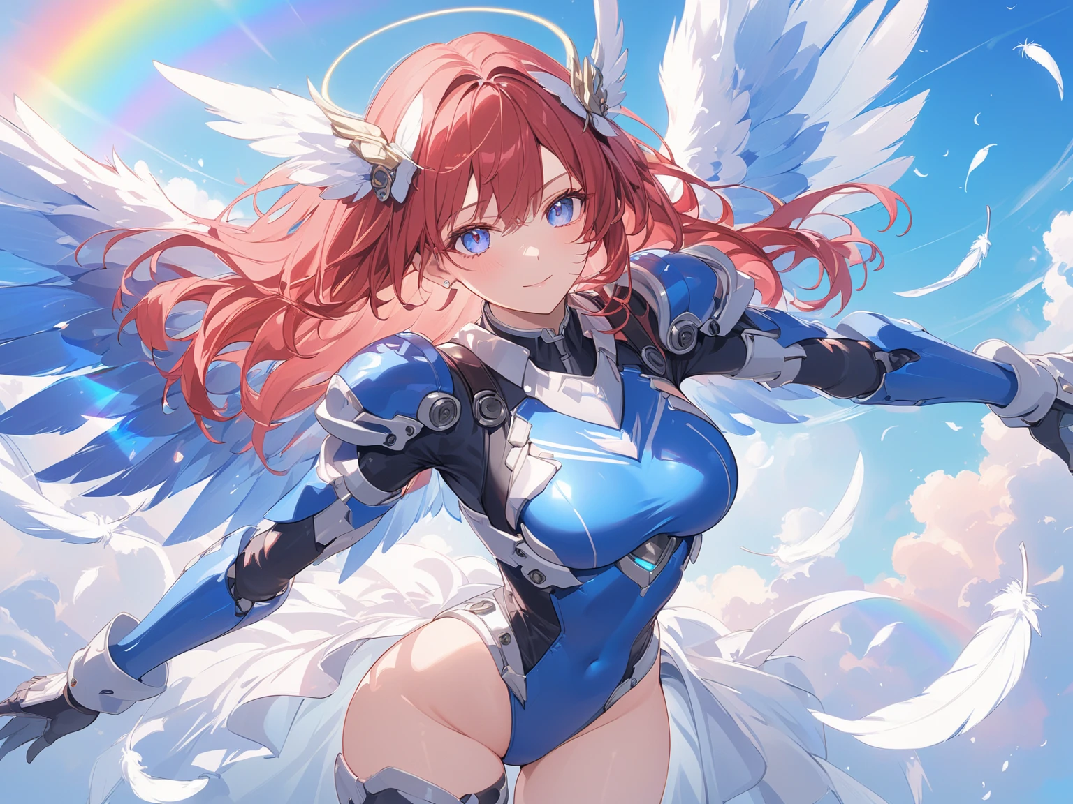 Phoenix-like girl,a sense of atmosphere