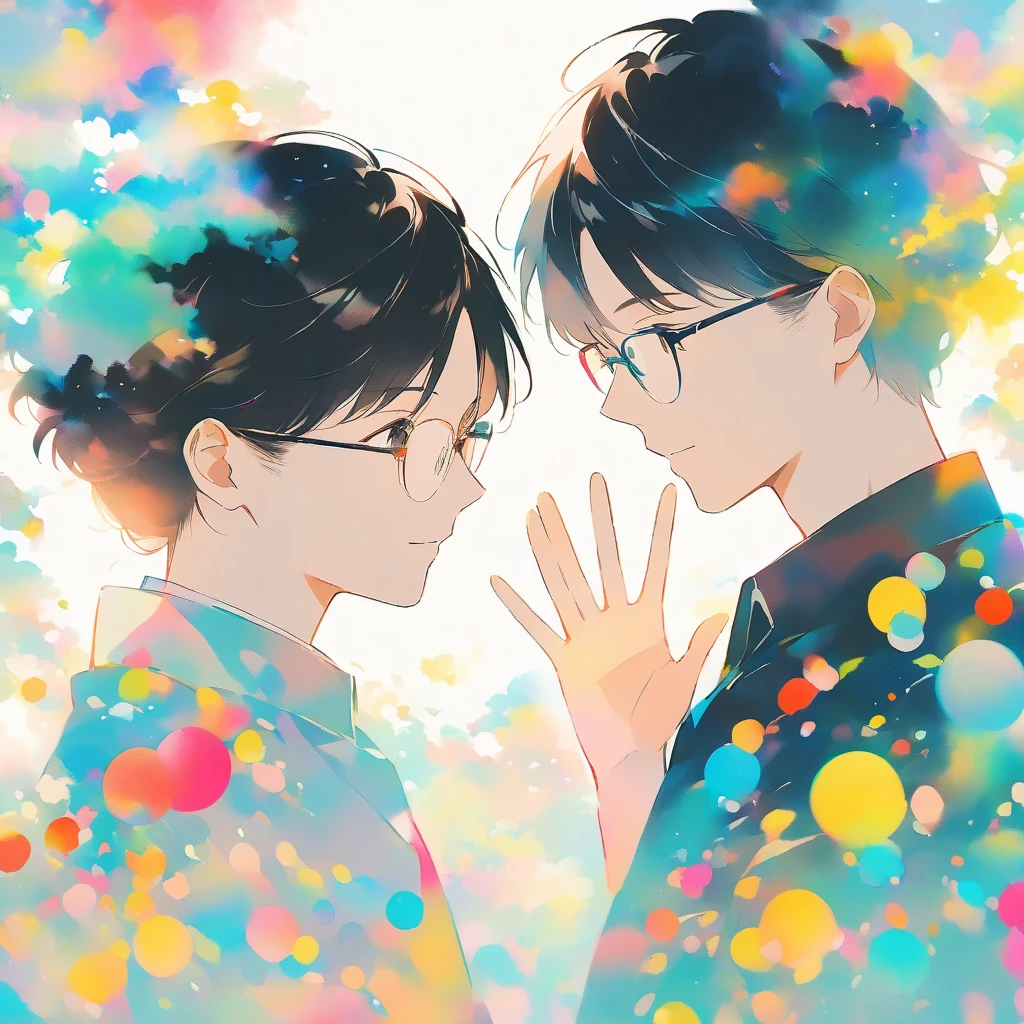 A couple of men in a room kissing, besar together cutely, besar each other, high quality movie still, couple besar, besar together, screenshot from a movie, besar, still from movie, a still film, movie shot, hermoso beso, Still from a live action movie, Yaoi