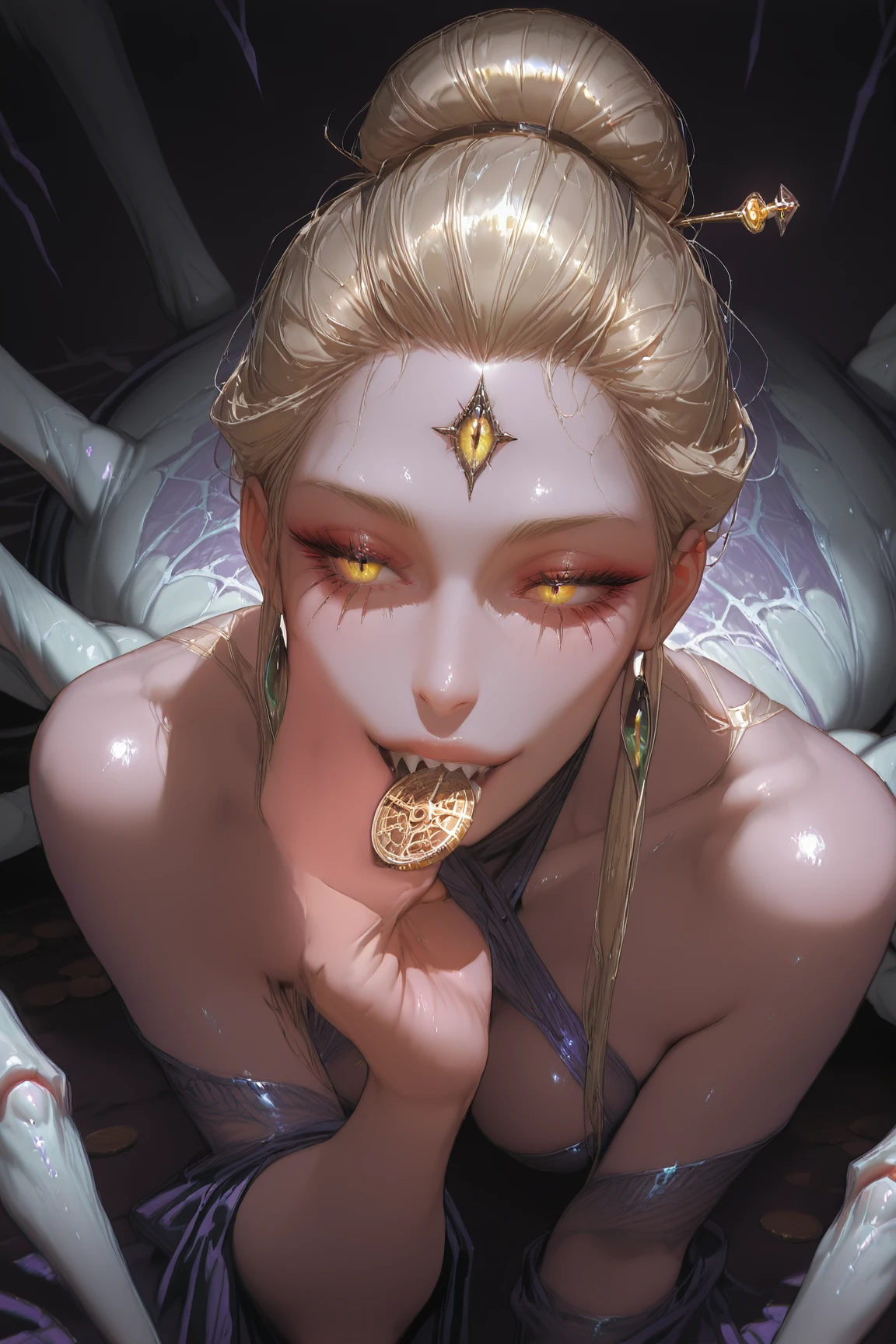 NSFW Altar of Darkness、The is very detailed、Detail-oriented female body structure、Beautiful smooth marble airy skin、well-proportioned body、puffy tits、cinmatic lighting、hight contrast、tmasterpiece、top-quality、Top image quality，lamp post，Torturing tits，Slender figure，Intricate and ornate marble statue of Luna，（（best qualtiy））， pale snow-white skin（（tmasterpiece）），Aquarius Water Dancer，（Detailed ），Realistic，Ultra-high resolution，complex，Ultra detail，Tits bulge，femminine，（Detailed face：1.1），（contoured iris），（Hidrocor lenses），（Perfect eyes），solemn gesture，4K， Platinum blonde hair，Samus ponytail，Etched diamond textured openwork jewelry，Silver accents，Golden curls，puffynipple，（pubes），long slim figure，Kazilan's eyes widened，Tearful moles，Holding a long pipe in his hand，floor to ceiling window