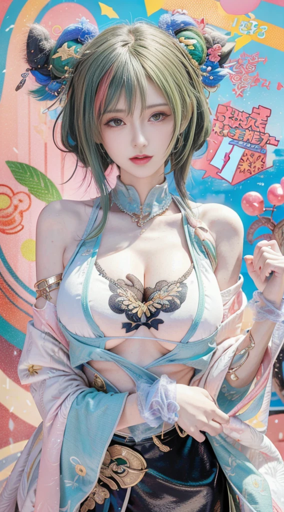 araffe cosplaying in a costume with a flower on her head, anime cosplay, anime girl cosplay, cosplay, cosplayer, cosplay photo, professional cosplay, full-cosplay, glamourous cosplay, elegant glamourous cosplay, aqua from konosuba, publicity cosplay, anime goddess, cosplayer dressed like a crab, knights of zodiac girl, white haired deity
