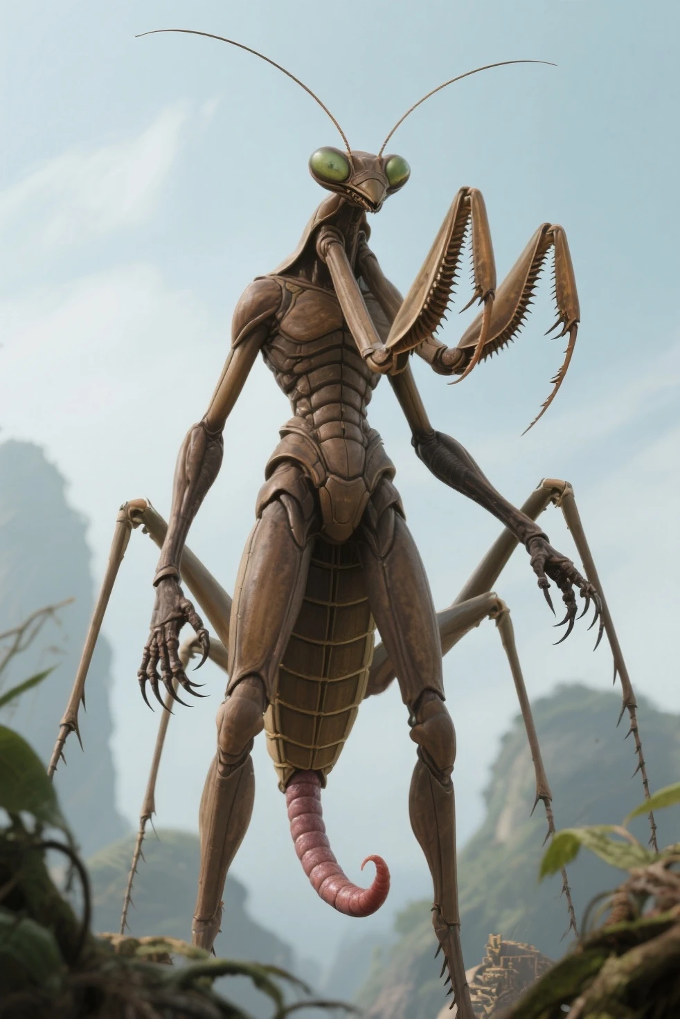 Realistic looking aliens from the following species: Ferengi, Klingon, Brakiri, Narn, and Cardassian, Human, Xindi,Tree Frogs, Redwood Trees, Ewoks, Gungan, Hutt, Wookie, Talón, Jaridian, Cyborgs. Uniforms and random generators. Mix and match any of the above species to create a realistic looking alien. If you want to see a particular alien, you can also specify that in the advanced prompt. This is to create a massive alien civilizations based on these species. In the end, there will be over 1000 of them.