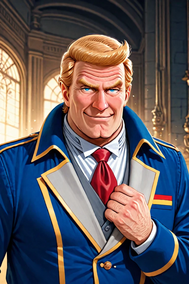 Royal Canadian Military, young muscular handsome blond officer 27 years old
