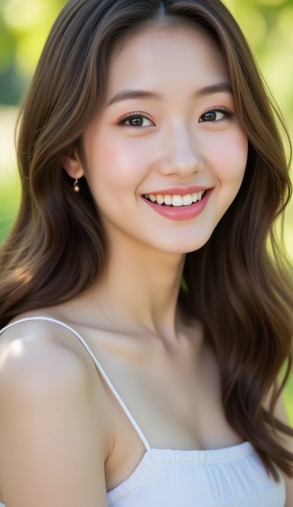 top-quality。8K-Picture。Young gravure idols。Beautiful Women in Perfect Style。Slender but big breasts。The attraction of the gap。Slim abs。Silver hair。(Colossal tits:1.4)。kawaii eyes。Double eyelids。long, Wavy Hair。Very delicately drawn face。Perfect Style。Shot in orange bikini。(The fate of gravure idols、Colossal tits:1.4)。Subtle smile or shyness。