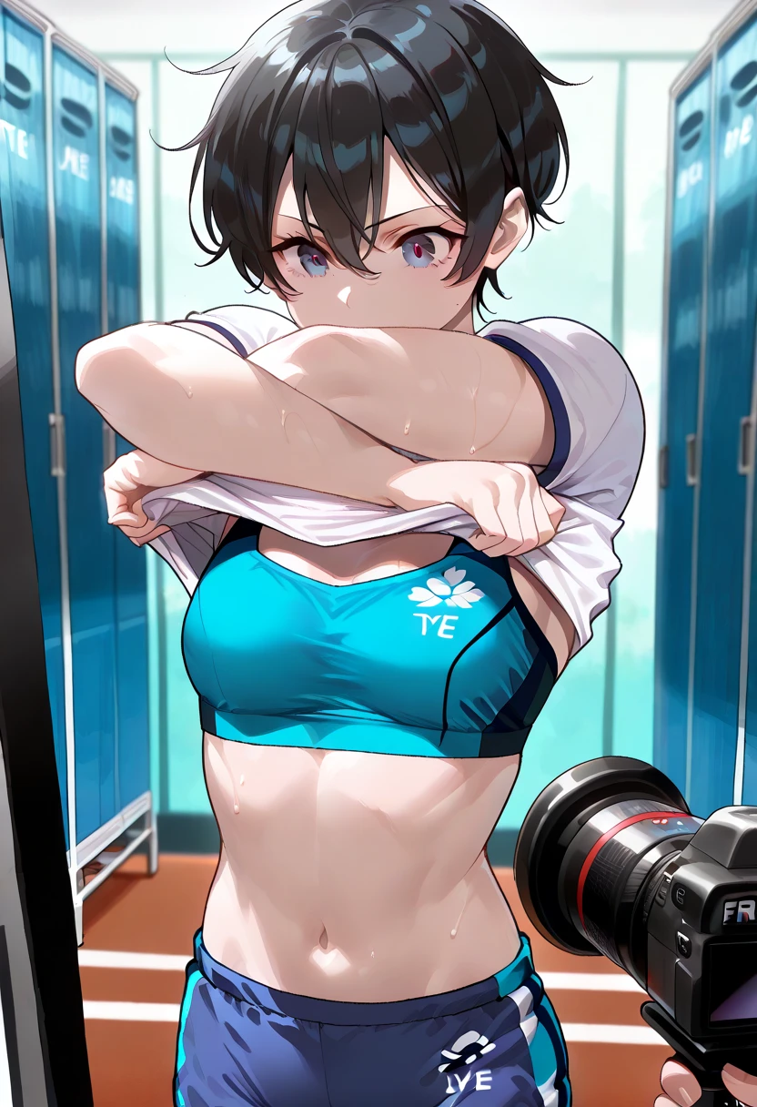 {{{{{Japanese neat sports bra beautiful girl high resolution girl}}}}},{{{{{High-resolution footage of an impressive and hazy gym}}}},{{{{{A beautiful and innocent girl in love tries her best to become more attractive, depicted in graphic detail.}}}}},{{{{{Latest technology super high resolution UHD super cute masterpiece}}}}},{{Extremely detailed}},{{{{{gloss々Hairstyle}}}}},{{{{{超分厚くぷるぷるな唇が急激に膨らみぷるんとglossめく}}}}},{{{{{The waist is tightly tightened and the top bust is clearly visible.}}}}},{{{{{The artist's style of drawing suddenly changes, and the innocent girl begins to be rewritten into a spoiled girl. She spreads her legs, puts her hands in front of her, and shakes her breasts like a cowgirl. Each time she sways her hips, the diet has an effect, her waist curves and becomes cute. She is reborn as a slender innocent girl, and orbs begin to float. She smiles lovingly at the person she loves who has witnessed her efforts. She is so happy that her love has come to fruition that her hips start to move back and forth and her hair and breasts start to move up and down more violently.}}}}}