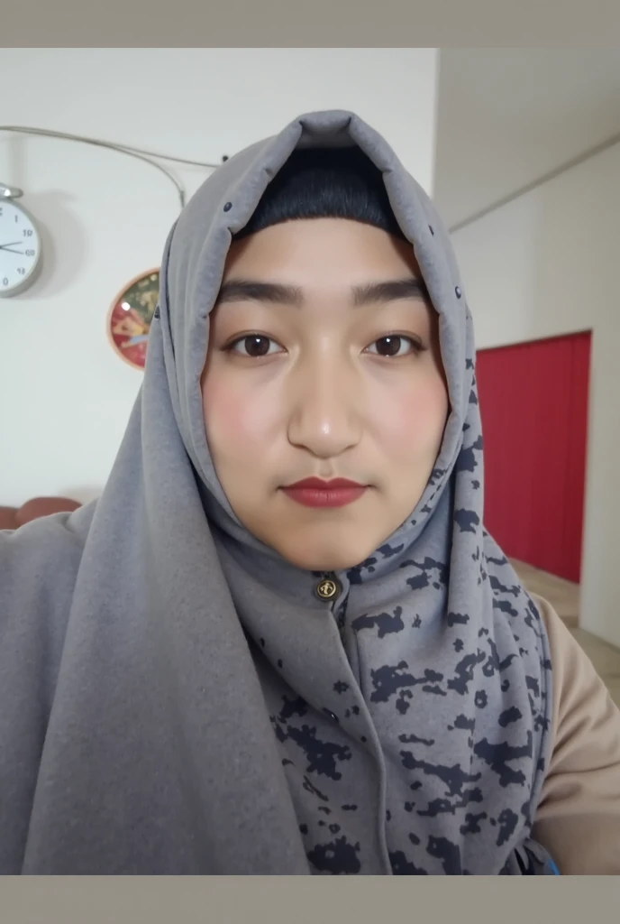 (((HIJAB MALAY GIRL))), masutepiece, High quality, UHD 32K, Realistic face, Realistic skin feeling , A Japanese Lady, , , Very cute and baby-like face, (((FLAT CHEST))), (MATRIX WORLD), ((look In front  at the camera and SADNESS)), ((())), (((CUTE GIRL))), ((WEARING PLAIN SWEATER)) OPEN ALL BUTTON 1:2, ((BLACK LIPS)), ((LIGHT PURPLE)), ((LINGERIE)), ((CHUBBY)), (undress) HALF BODY, BREAST FOCUS.