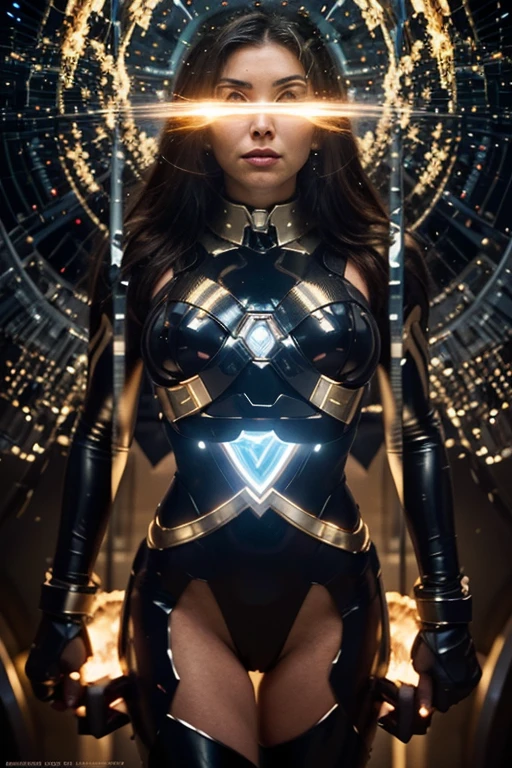 (extremely detailed 8k wallpaper), dance of a dark-haired girl model in space, Ultra high quality, ultra detail, difficult, high detail, Dramatic