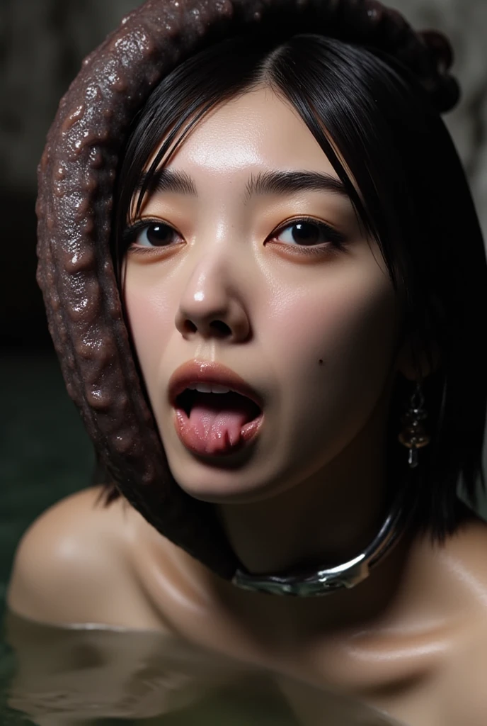 ((multiple monster women)), futanari, ((monster penis, veiny)), sweat, completely nude, ejaculating, ((best quality)), ((masterpiece)),((highly detailed)), fine details, award winning image, simple background, standing, beautiful, cum, semen, ((huge erect monster penis)), pubic hair