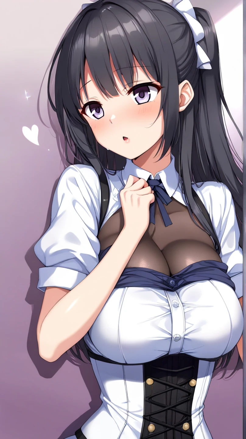 Sex、Tie your hands behind your back、Pareo Swimsuit、Girl erotic、Heart Eyes、Being hugged by a man、Painful expression、Nipples being played with、Compliments