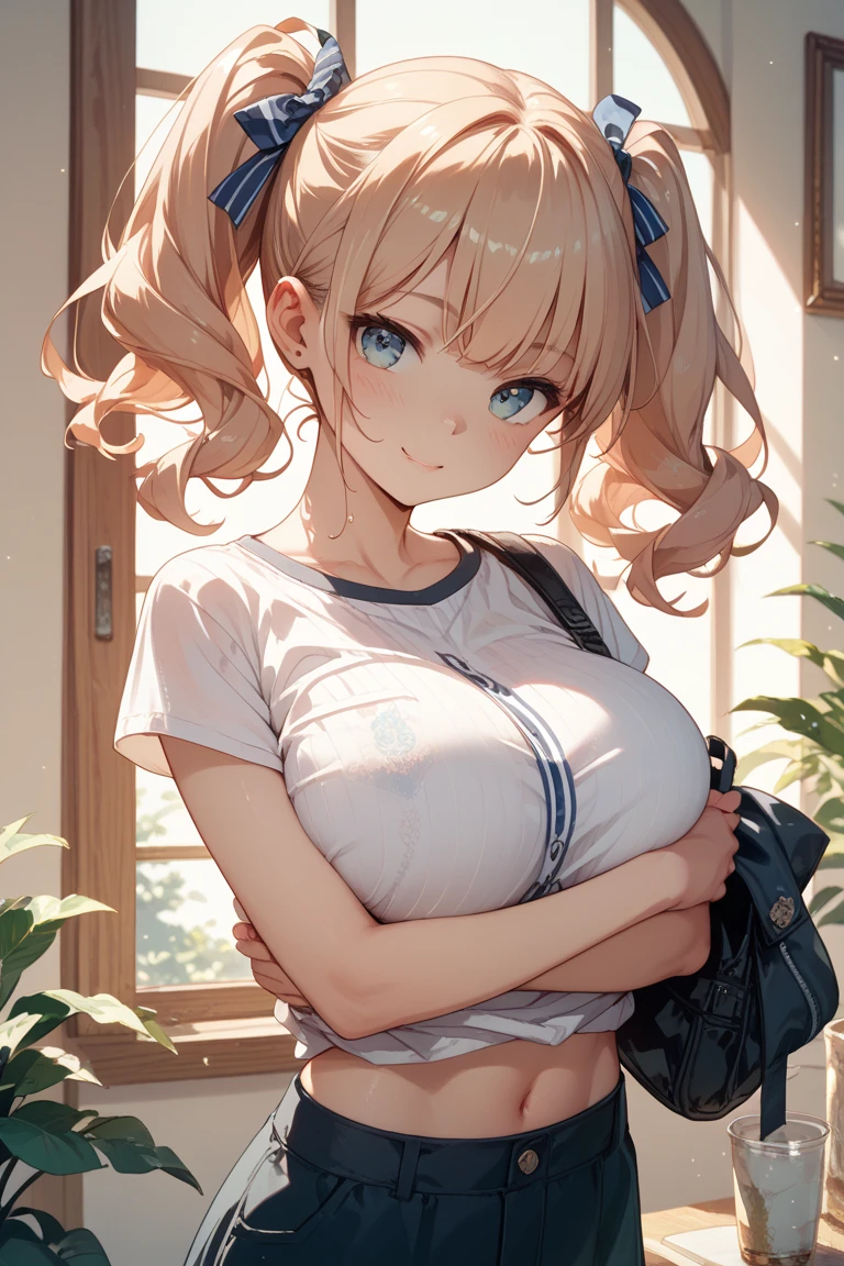 Masterpiece、最high quality、high quality、High definition、High resolution、High detail、Lens flare、Ray tracing method、high qualityの質感、high qualityの影、Beautiful details、Detailed explanation、Detailed texture、Realistic facial expression、Realistic and colorful、Delicate、Cinematic Light、Side light、Sharp Focus、(1 Girl:1.3)、(Intricate detailakeup、Pure Eros Face_v1:0.5)、(Details Beautiful delicate face、Detailed beautiful delicate eyes、Perfect Facial Proportions、Detailed skin、Charm)、fancy hairstyles、Beautiful bangs、(Two-tone gradient hair color)、slender、(Upturned beautiful breasts)、Raise your arm and make a peace sign、(Detailed crotch、Open crotch、Showing off your crotch)、squat、Female juice、(Experiencing the best orgasm)、(Spread your knees and open your legs)、Light-colored mini bra、String Bra、Light-colored V-cut、Light-colored thong、Thigh mini skirt、Low-rise mini skirt、Front-button shirt、Crop top、See-through、Low-angle composition、School building、(Take a deep breath、Work on this image step by step)