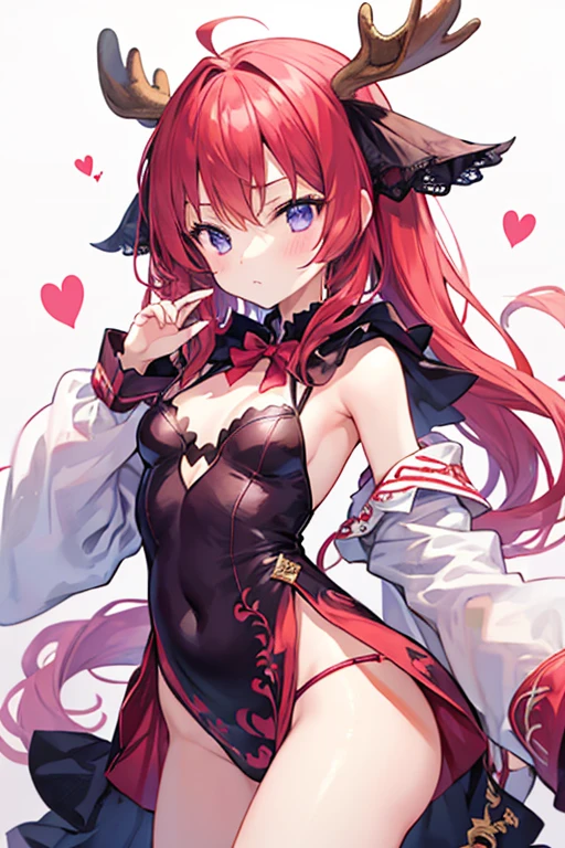 high quality, masterpiece, ultra-detailed, red lingerie, red panties, thigh highs, extremely coloured, , beautiful, shiny skin, huge translucent eyes, long hair, fox ears, transparent balloons with glitter inside,