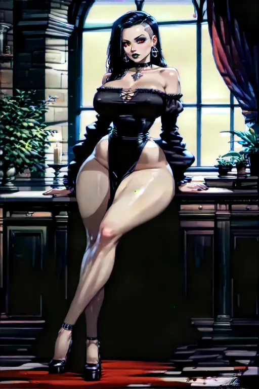 monochrome,masterpiece,illustration, best quality, best aathetic,full body,one-piece, girl,from front,