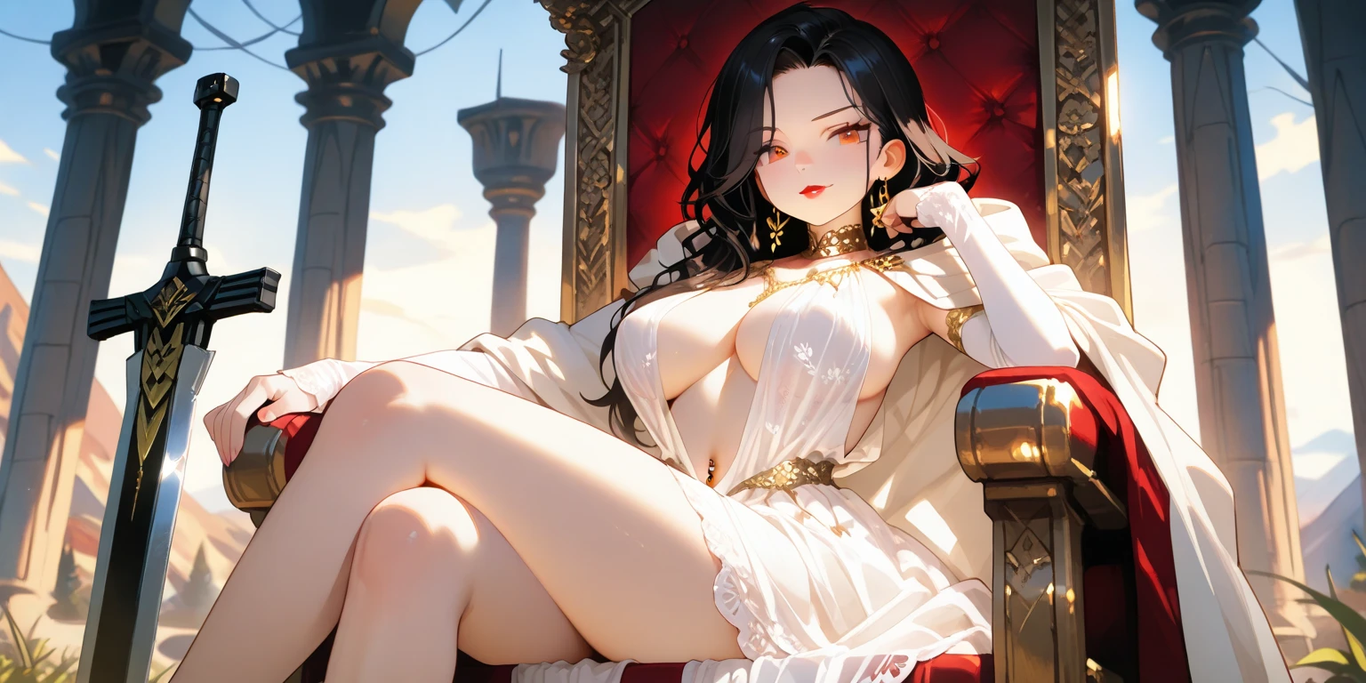 (Photorealistic:1.4), (Masterpiece, Sidelight, Exquisite Beautiful Eyes: 1.2), Masterpiece*Portrait, Realistic, 3D Face, Glistening Eyes, Glossy Hair, Glossy Skin, Solo, Embarrassing, (Abdomen),