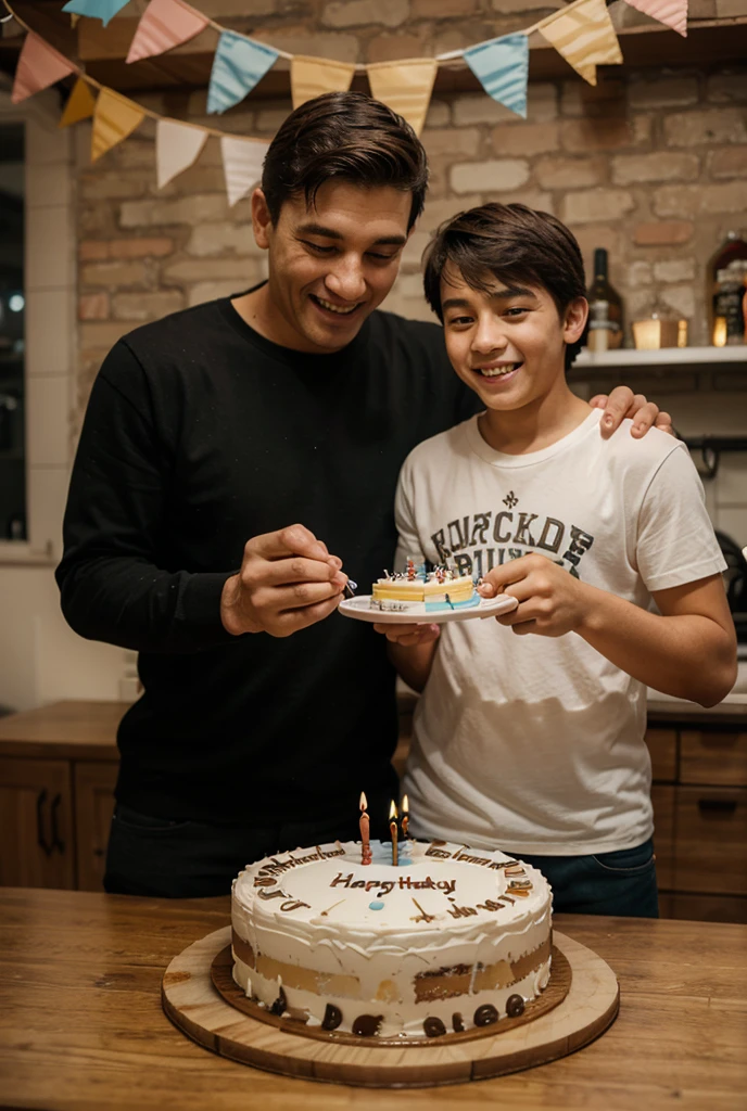man on his daughter's birthday