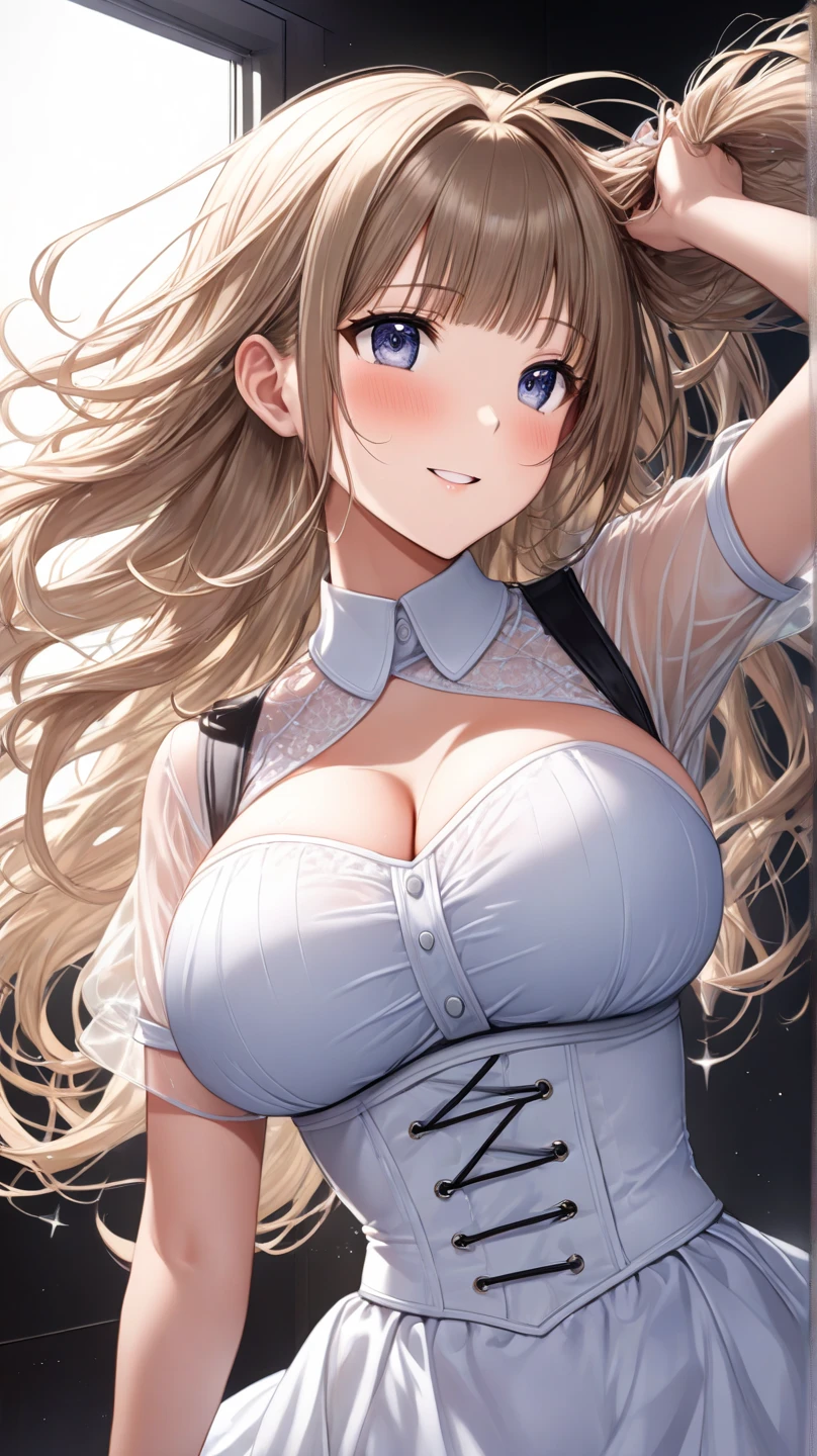 1 girl, big breasts, Big Breasts, Bunny Girl, Rabbit ears