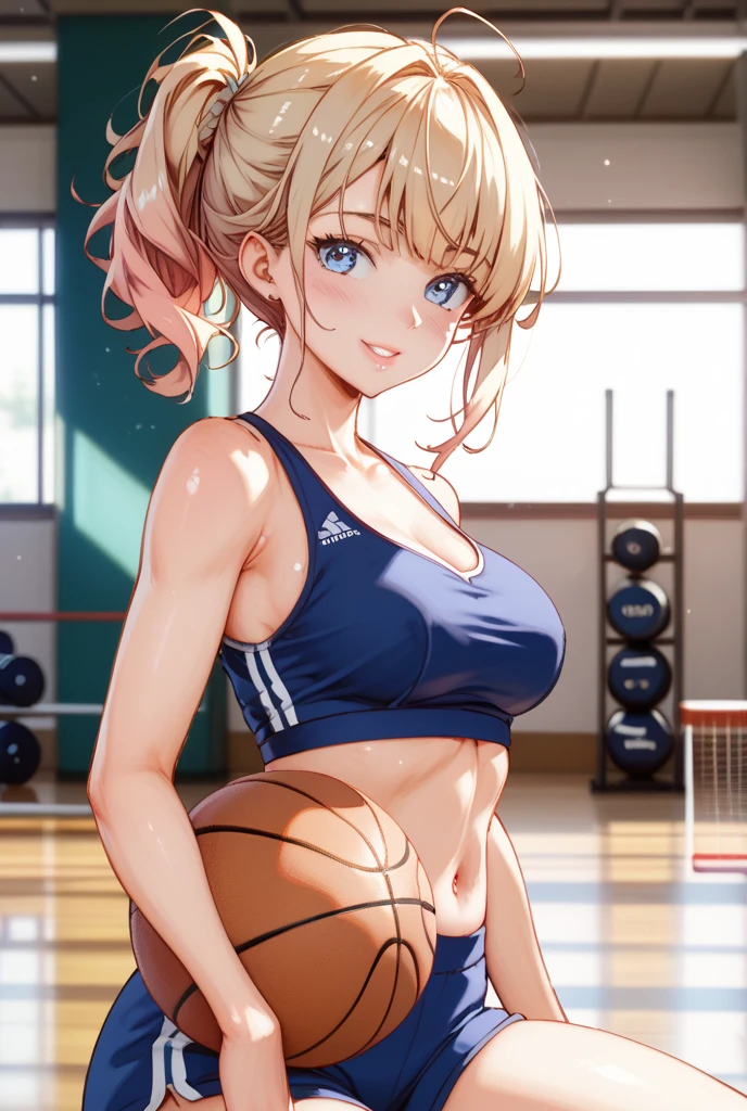 Teen Girls、(​masterpiece:1.4)、(in 8K、realisitic、Raw photo、top-quality:1.4)、(Real Face:1.4)、(real looking skin:1.3)、超A high resolution、A hyper-realistic、Eyes in Beautiful Details、Blonde twintails、Only white underwear、high detailing、(huge-breasted:1.5)、Blushing、Embarrassed look、gargantilha、Kneeling、Sports Warehouse