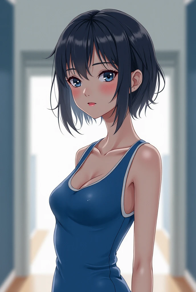 (obra de arte:1.2, Maximum quality), (realista, photorealista:1.4), beautiful illustration, (natural side lighting, film lighting), NSFW,
olhando para o espectador, foco facial, tronco, 1 garota, Japanese, high school girl, rosto perfeito, beautiful and symmetrical face, pele brilhante,
(Cabelo longo:1.5, cabelo liso:1.4, roxo escuro hair), cabelo sobre um olho, roxo escuro, chicote de olhos longo, (seios grandes, coxas sedutoras, bunda grande), Endurecimento do mamilo, delgado,
Cabelo bonito, rosto bonito, lindos olhos detalhados, beautiful collarbone, Corpo bonito, lindo peito, linda coxa, lindas pernas, lindos dedos,
((Textura detalhada de tecido, camisas de gola branca de manga curta, mini saia plissada azul marinho), gravata vermelha escura),
(beautiful scenery), noite, (sala de aula da escola), Carteira escolar, cadeira escolar, janela, cortinas, quadro-negro, standing, (chateado),