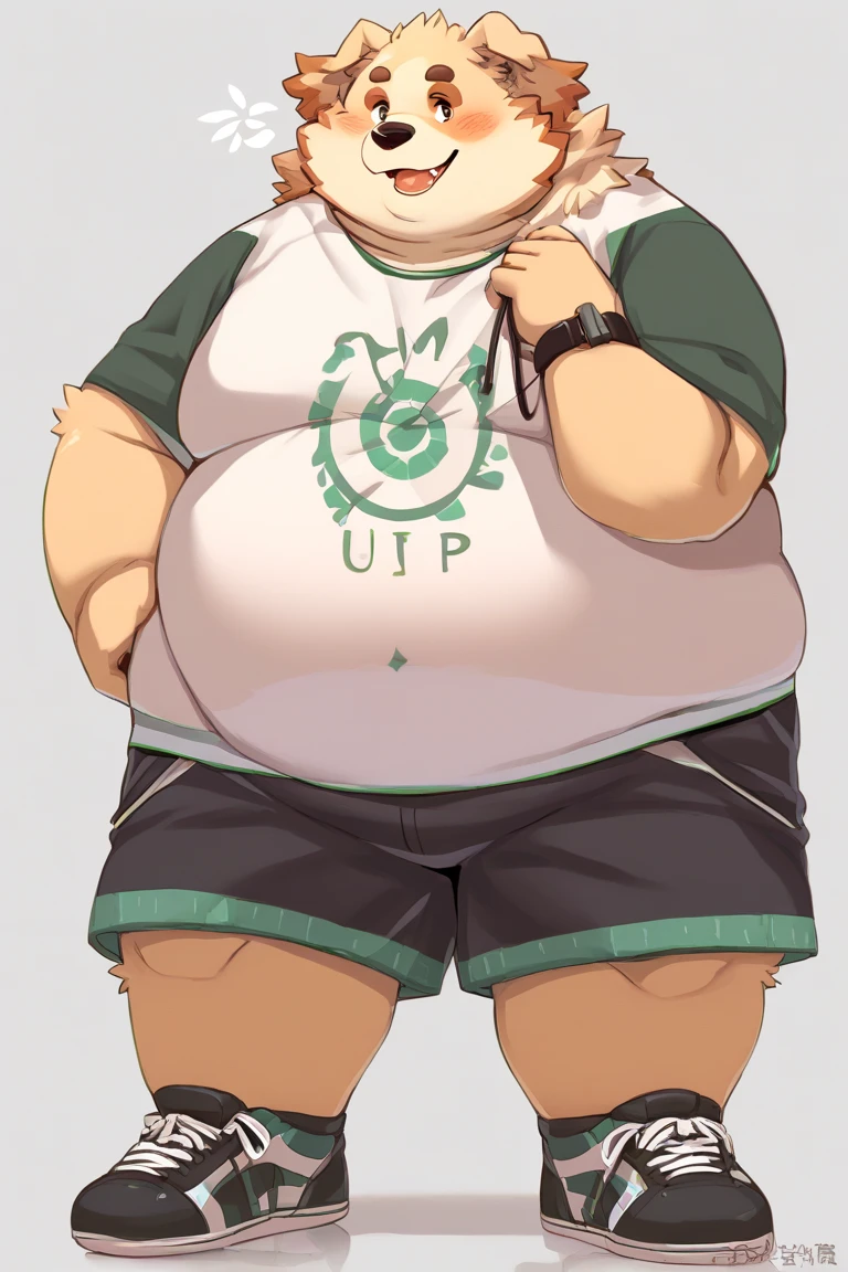(androgynous), (boyish), beautiful, chubby, (very short hair), (pudgy face), (thick), overweight, beefy, (cute), (little brat), (naughty brat), (belly button), Chubby body, Sweaty body, (Smelly body), (moobs), (ikemen), (Obese man like female breasts), (school uniform)