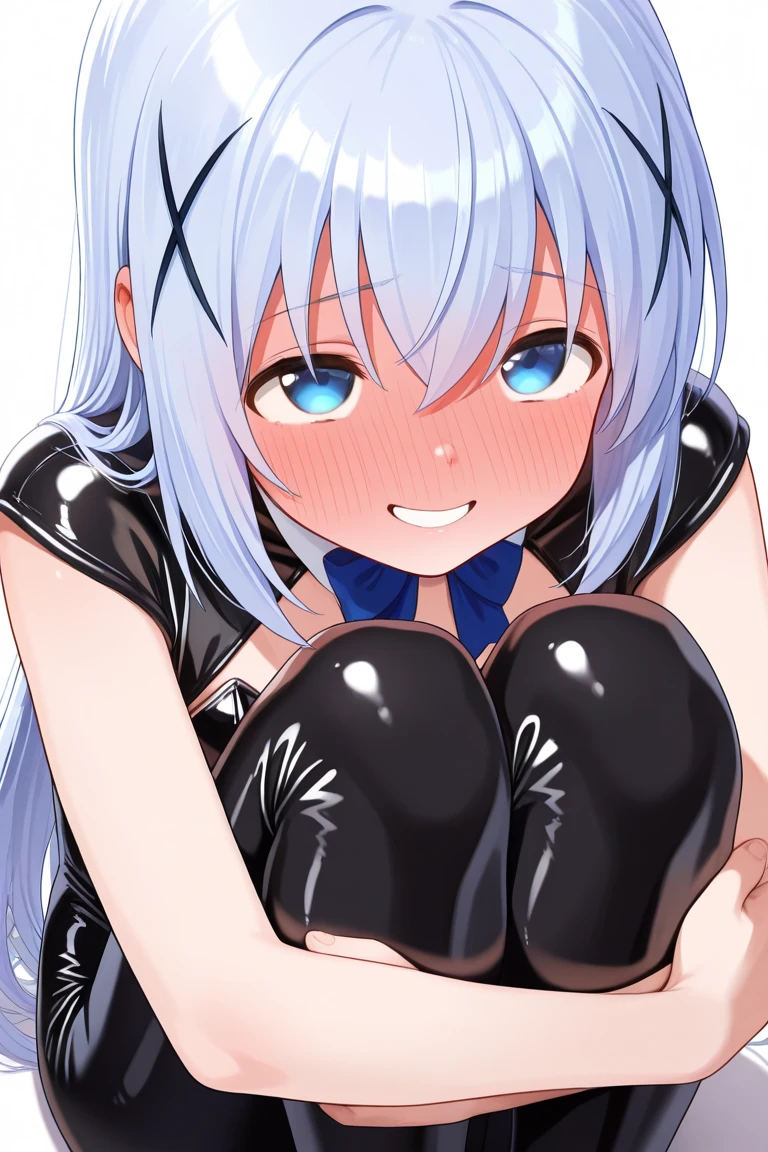 (((Shot from above))), Cowboy shot, White skin, (Masterpiece: 1.4), (Best quality: 1.4), Beautiful girl,19 years old ((Nipples: 1.1)), ((Big breasts )), ((model body type)), Japanese, cute face, (sad face: 1.2), ((blue bondage outfit)), bondage, harness, O-ring, naked, looking at the viewer,classroom, (((lots of Breakfast food around the woman))), (((on her back on the desk))), ((Chest on desk)),((whole body: 1.6)),