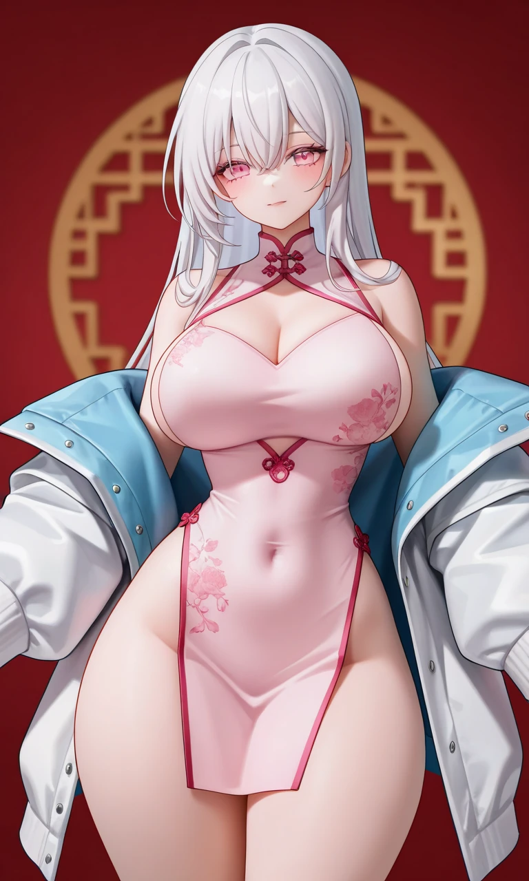 Perfect hands, Clear your fingers, Perfect fingers,full hand slim figure,chinese dress, traditional dress, 1 girl,20 years old, Young women,Fair Finger,Fair long legs,Fair Body,Fair Nose,Fair character design, Perfect eyes, perfect Face,Expressive eyes, Looking at the audience,(lead_Body),(Focus on her Face), Official Art,Extremely detailed CG unity 8k wallpaper, Perfect Lighting,rich and colourful, bright_front_Face_Light,Light skin, (masterpiece:1.0),(最OK_quality:1.0), Ultra-high resolution,4K,Very detailed, photography, 8K, Human Development Report, high resolution, absurdists:1.2, Kodak Portrait 400, Film Grain, Blurred background, bokeh:1.2, Lens Light Halo, (Energetic_colour:1.2) (Fair,Target_Chest:1.3), (Fair_Face:1.5),(narrow_waist),Happy,Smile, Off-shoulder,clavicle,Perfect hands, Clear your fingers, Perfect fingers,full hand,Beauty in costume