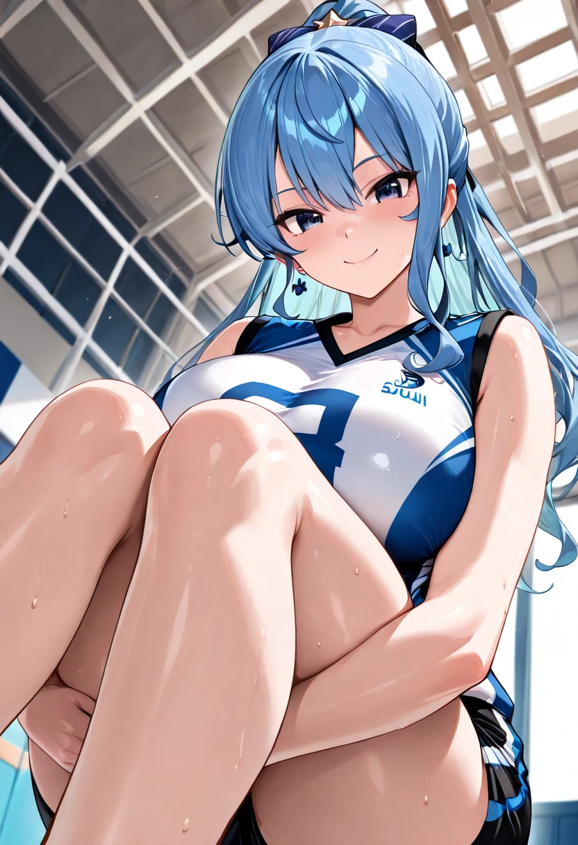 Highest quality, A seductive smile, Spread your legs，Panties，cheer leading