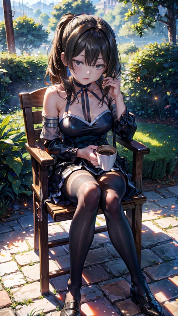 masterpiece, yor, 1girl, Amazing Cleavage:1.3, thin waist, big ass, Raised sexy, medium breast: 1.3 posed cleavage:1.2、solo, looking at viewer, open mouth, have a cup of coffee,black hair, red eyes, dress, bare shoulders, jewelry, collarbone, sidelocks, hairband, earrings, indoors, off shoulder, :o, sweater, arms behind back, plant, short hair with long locks, white hairband, off-shoulder dress, sweater dress, off-shoulder sweater, red sweater, big side hair, very long side hair,is rendered in (masterpiece: 1.2, best quality), with (ultra high resolution) and an exquisite (depth of field). This masterpiece is not only visually stunning but also tells, make of cooking some cakes ,in the kitchen,open mouth smile((leather thigh high boots))(garter belt),((black hair)),blush、surprised face,