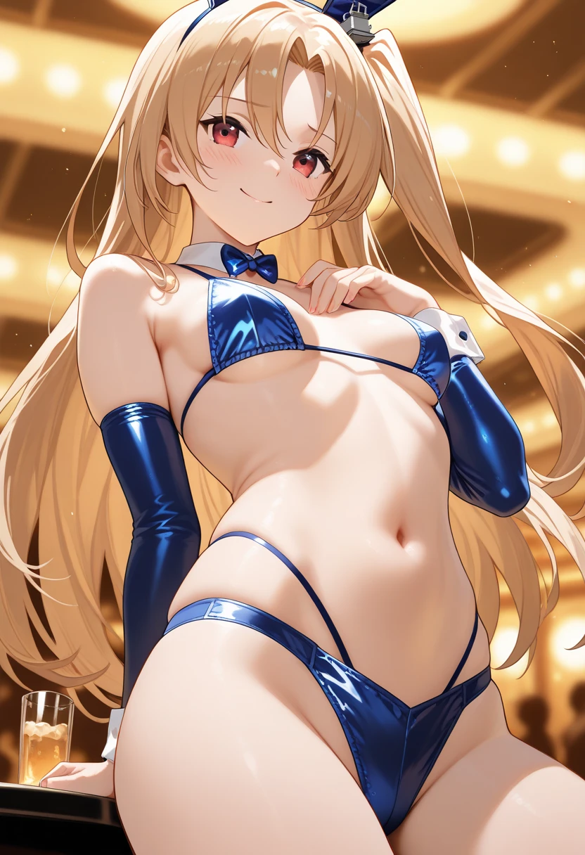 ((Marl、Horse ear headband、fake horse ears))、(inside in room、lightly dressed、Valley、full body Esbian、Beautiful legs)、(Ikki Tosen、Sanzebov、Light hair color、Raise your arms to show your armpits)、1girl in、master piece、japanaese girl、absurderes、hight resolution、ultra-detailliert、depth of fields、masterpiece、extremely details CG、3D Photography、3D background、Unity、8K、Hi-Res、top-quality、shadowy、foco nítido、pale-skinned、A detailed eye、blurry backround、dynamic ungle、Exaggeration of gloss、best super feat、a closed mouth、Look at viewers、cute smile face、Red cheeks、Beautiful woman painting by Yuji Shiozaki'painting of a、superclear
