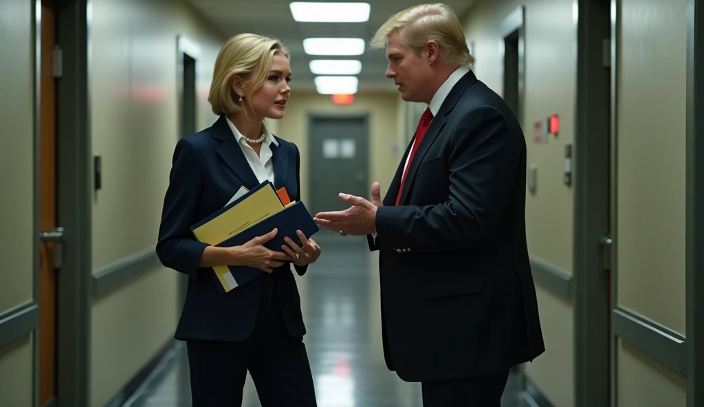 Donald Trump is interviewing the fox news