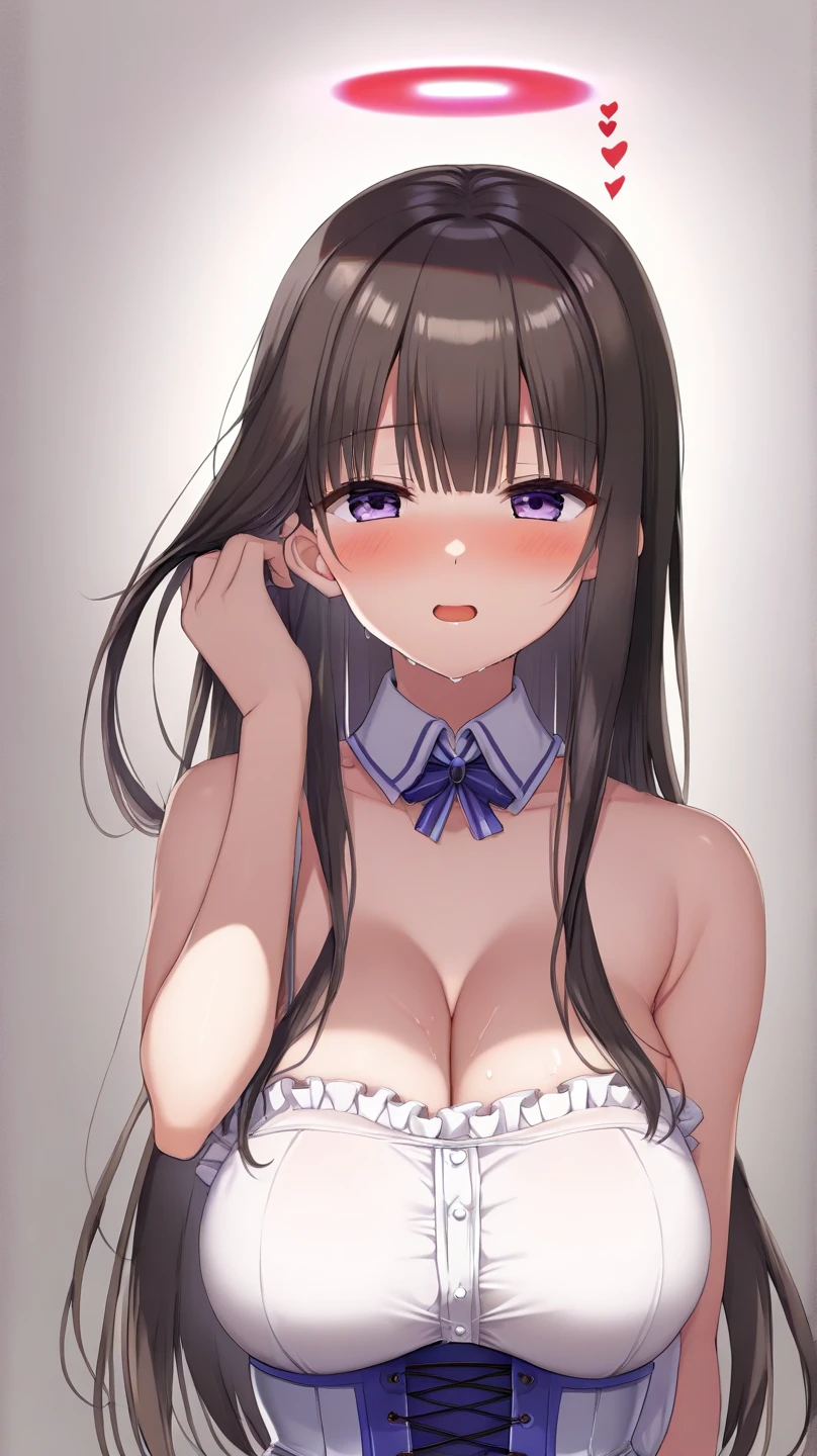 wet_transparent_white bar, rabbit ears,<lora:mayijiang-10:0.8>,mayijiang,light smile,mid_breats,best quality