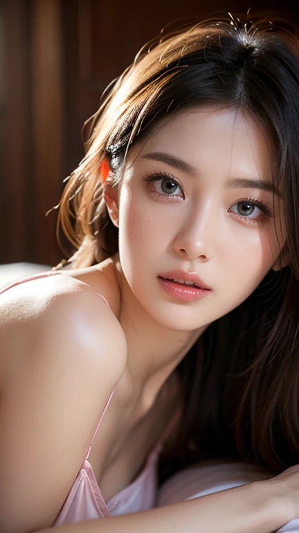(2females:1.3), (Ultra Realistic, hight resolution), (Highly detailed eyes, Highly detailed hair, Highly detailed face, Highly detailed plump lips), (off shoulder with open breasts), breasts, Upper body, Search Smile, (Best Quality:1.4), Raw photo, (Realistic, photo-Realistic:1.37), Professional Photography, Cinematic Light, (Fine face: 1.2), (View from above),