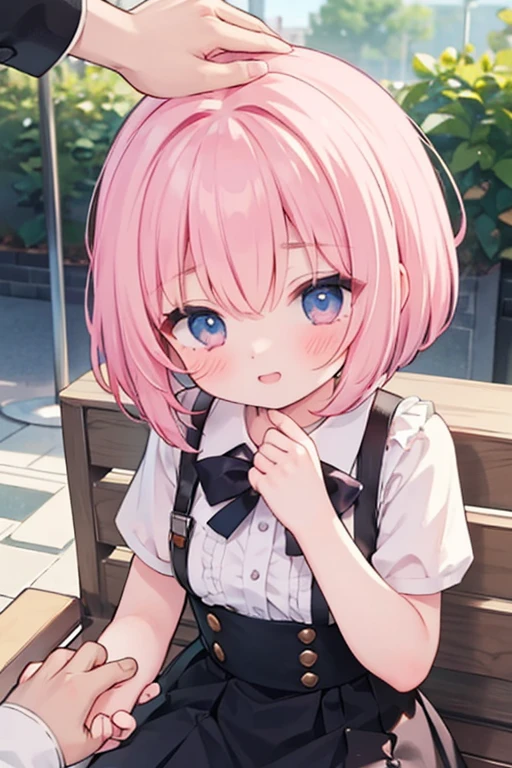 (((pixel perfect, Perfect in every detail))), alone, 1 girl, 2 boys,sex,Momo Chiyoda, Magical girl ,bare breasts,topless,nipple slip from jacket,clothed,garden,lying on the ground,cum in pussy,gang rape