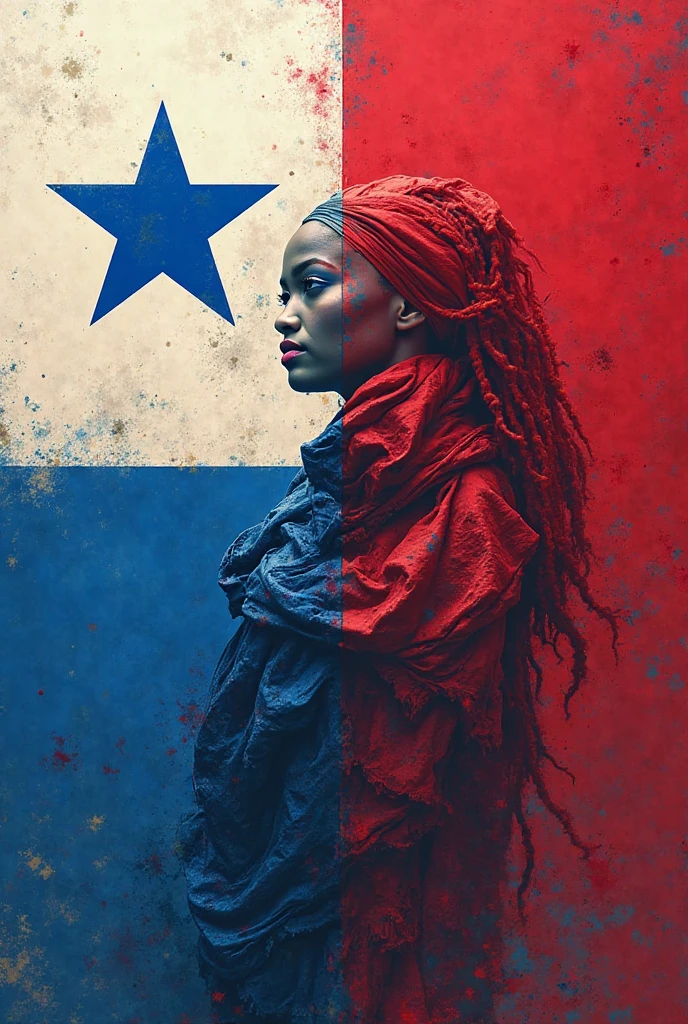 AMERICAN AND CUBAN FLAG
