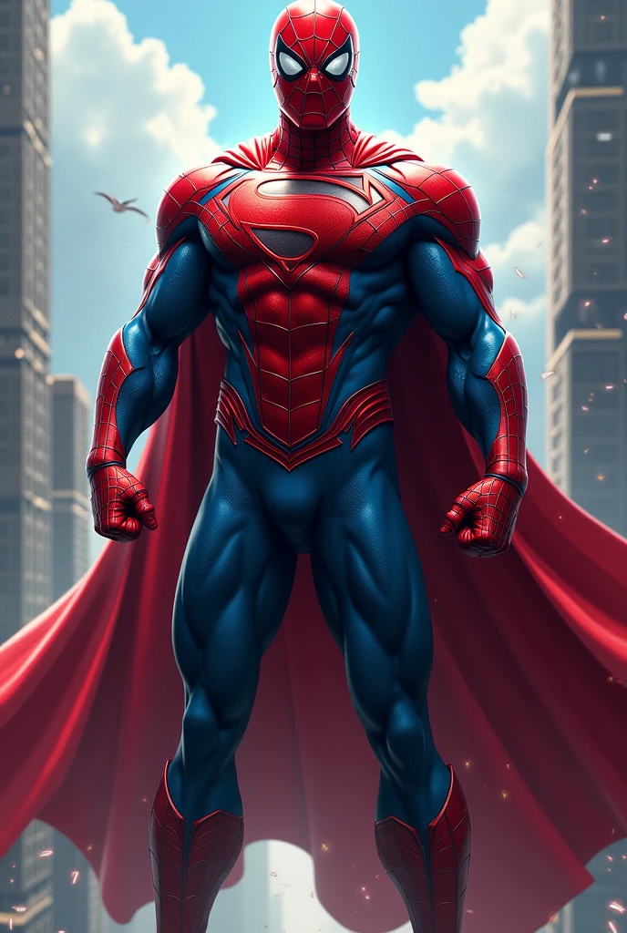 Elasticity man with long arm and leg