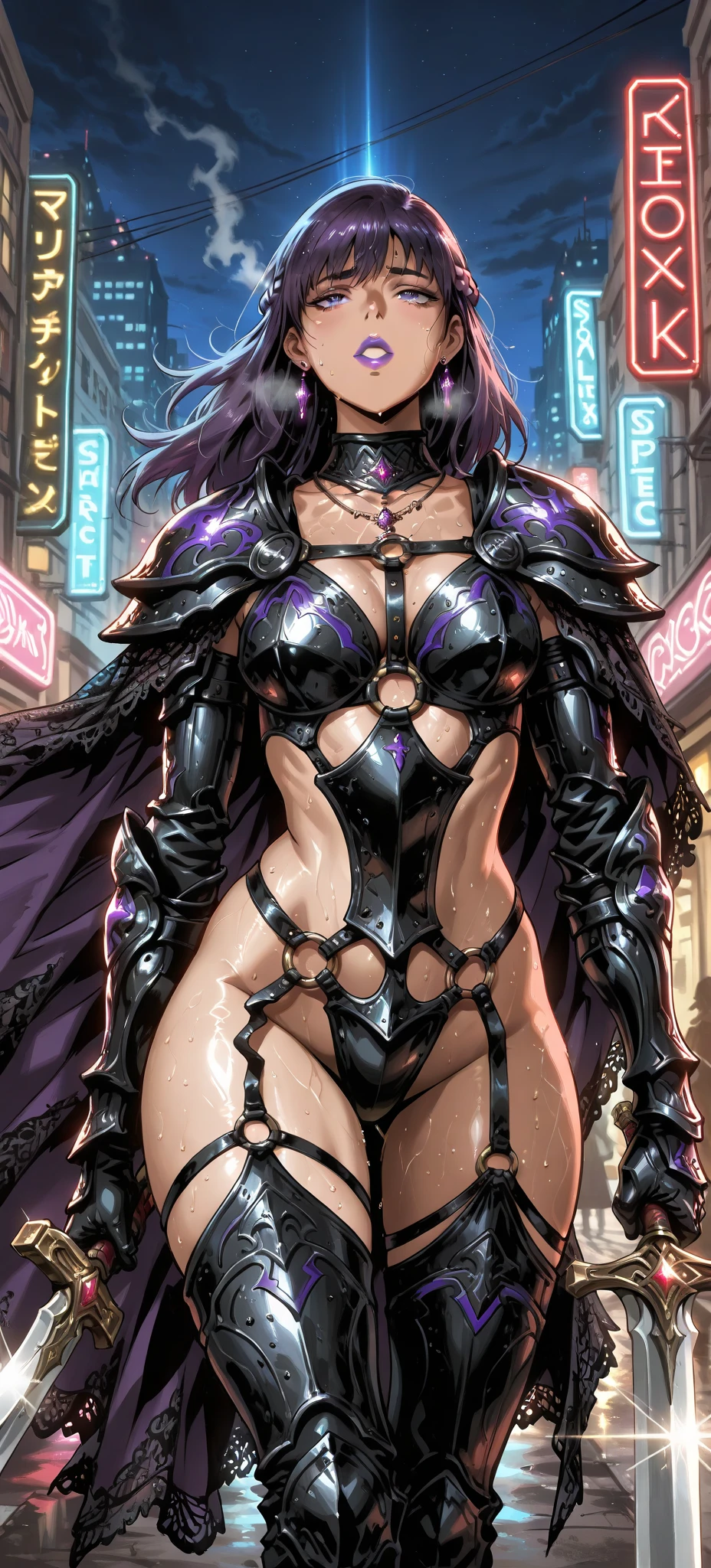 Hole body, clothing, Futuristic drag queen clothing ideas, futuristic goth, tan lattin skin, ultra detailed, poisonous, long curly dark blue hair, future goth, future halloween, swamp