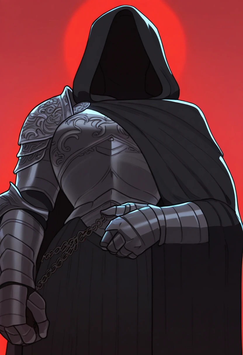 gideonscorral, realistic, black assassin, elden ring, 1girl, full armor, black cloak, full armor, hood up, gauntlets, pauldrons, breastplate, armor, cloak, ring, neck ruff ,(((c:))), from below , high-quality, hyper-realistic portrait, detailed eyes, realistic skin texture, intricate facial features, and cinematic lighting, incase, moriimee, ,masterpiece, best quality, very awa, newest, yameroyandere,