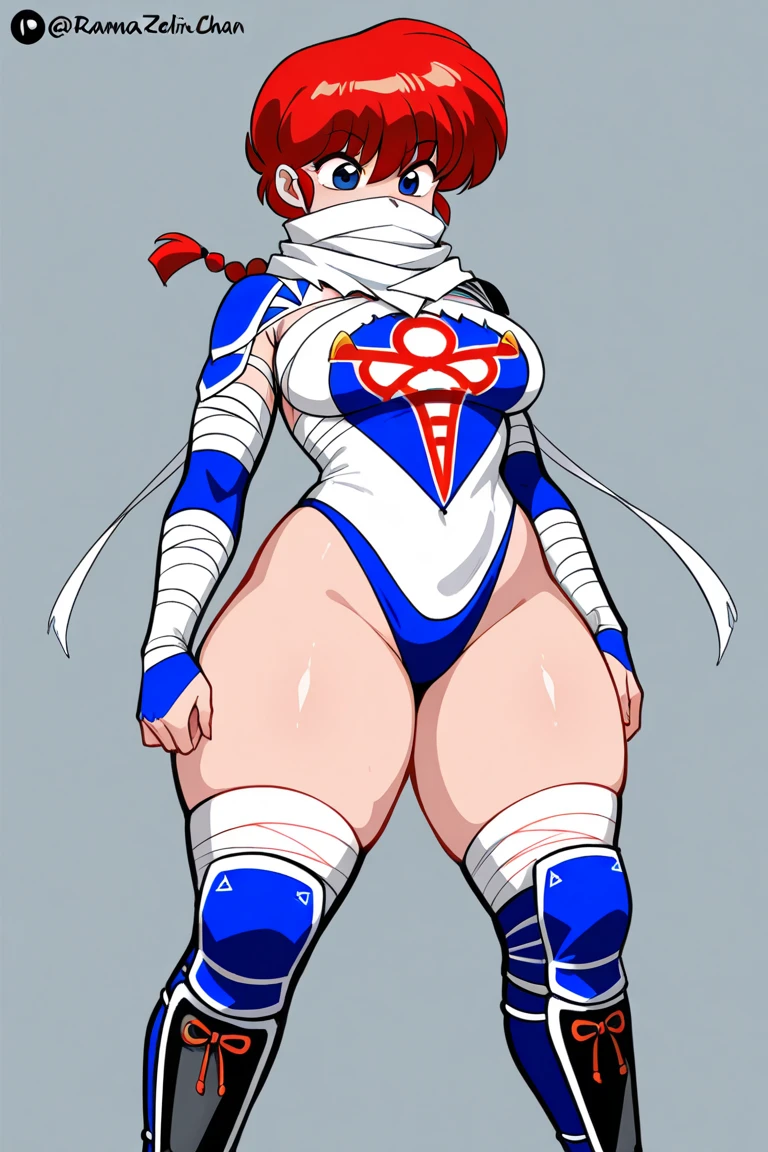 Scenary: Plain background Character: Solo Female: Body, full body toe to head: Tall and slim with an hourglass figure Toned and muscular physique Slender abs Perfect anatomy (hands on hips, good hands, best hands)