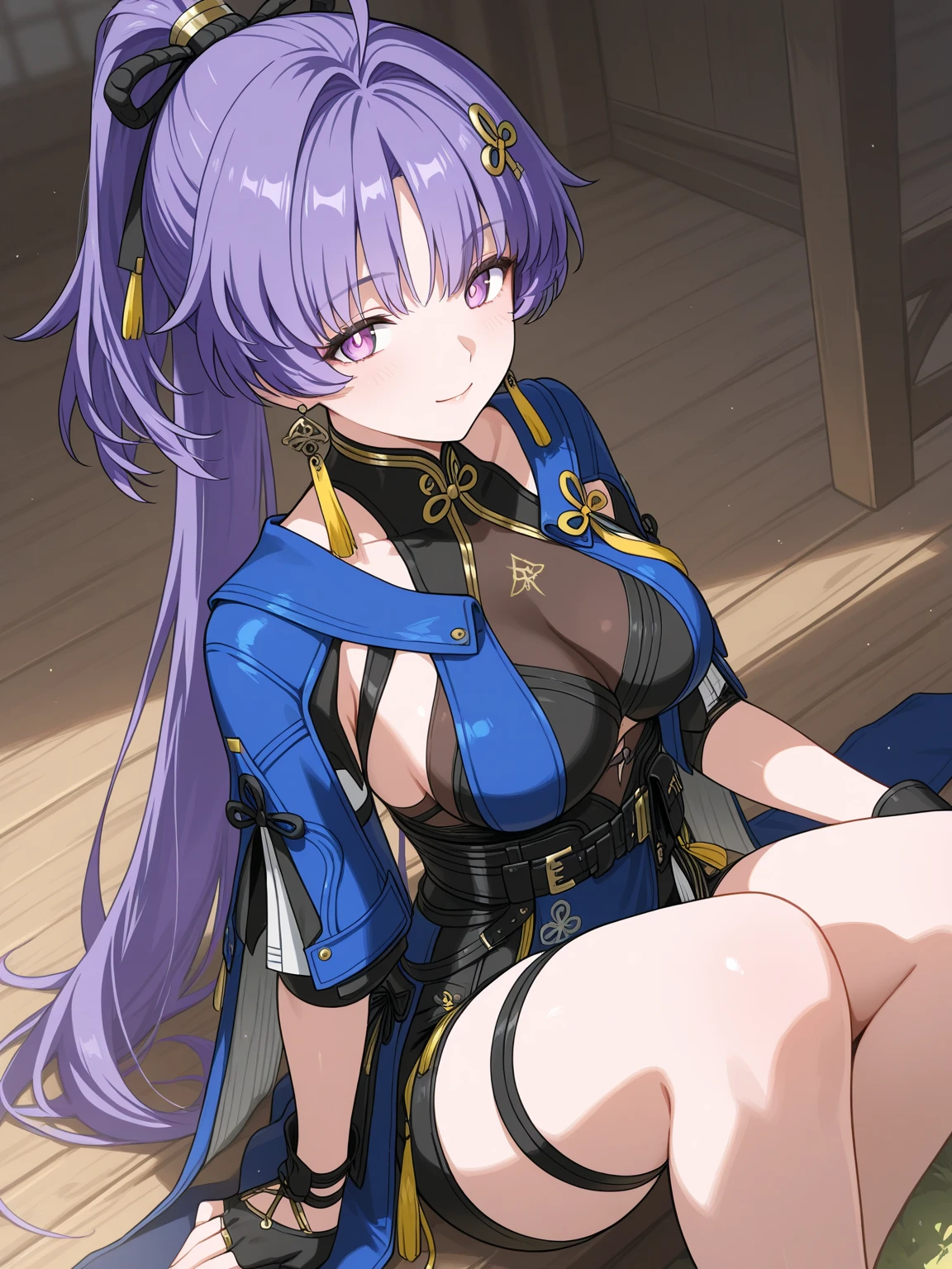 masterpiece, high quality, , Very detailed, 超high quality, 8K,
Ayane, Red Eye, Purple Hair, short hair, Removable sleeves, kimono, Purple knee socks, mini skirt, Black torn clothes 、Black ripped pantyhose、Dark church at night Sitting in a chair and being restrained sexy Intense Ecstasyの瞬間 mini skirtを履いている A large amount of clear mucus splashes out Put a black blindfold on both eyes Large amounts of clear fluid spurting from the genitals Thin legs Intense Ecstasy Big Breasts Multiple vibrators attached to genitals and breasts Slim figure Surrounded by many women、high quality CG Tone Dim lighting、Please open your mouth wide trembling、Lesbian、slimy、Lotion is used by many women、Wriggle your body、Clear fluid spurting from the genitals into the air、Torn black panties、scream、Turn your face back