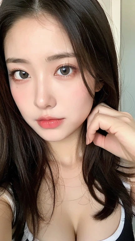 ((highest quality)), ((masterpiece)), (detailed), Perfect Face,Face in mouth,,Cross-eyed,White of the eyes