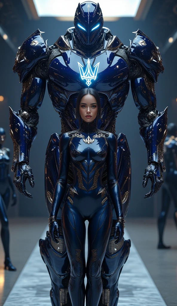 woman in headdress, on a planet that no one has ever seen, full length, seductive, very detailed visual portrait, futuristic робототехник, nice, on another planet, extremely detailed shot of the goddess, beautiful cyborg girl, Jason Angle, keyframe, anthropomorphic _ Humanoid, futuristic, realistic and high quality 