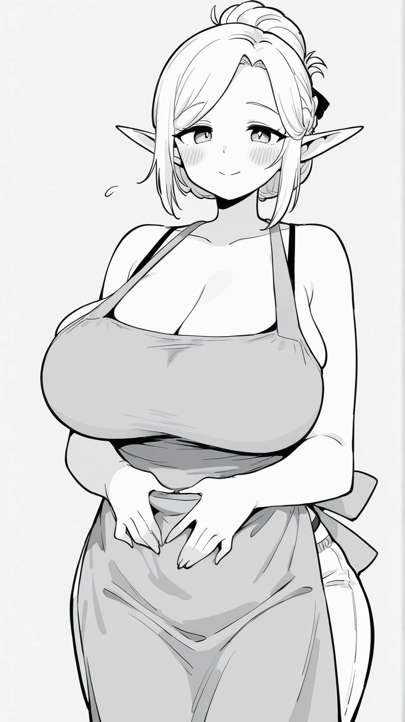 lineart, monochrome, sexy pose, clean anime outlines, perfect lineart, clean lineart, extremely fine ink lineart, simple lineart, beautiful line art, anime style drawing, thick black lineart, black and white manga style, pin on anime, huge tits, strap line bikini