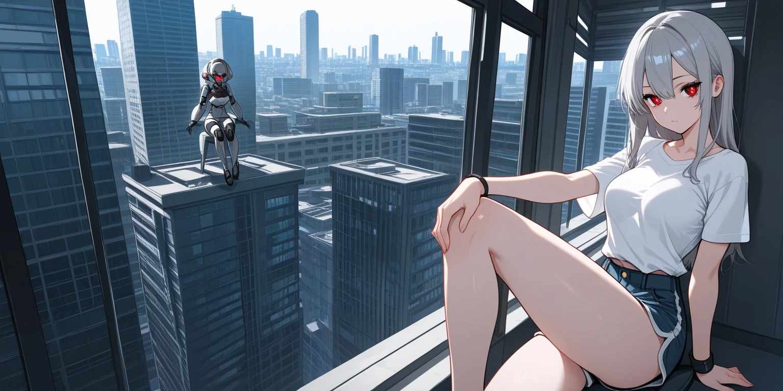 Giantess, long sexy legs, yellow hair, bikini,lying on top of destroyed buildings, city at her feet burns in flames for the destruction she has caused, tiny people climb on her body to try to defeat her uselessly. Giantess, goddess, macrophilia, curvaceous body, hentai, fetish, sexy legs, bikini, high heels, high quality, tiny people, people climbing body, giantess body, small people, crew of tiny people