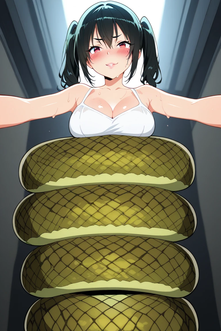 masterpiece, 1 person々, One person々in,10代の若者1 person々, Nico Robin / One Piece、 bust, Mature Woman,Sharp eyes, Black Hair,Long Hair,,sunglasses,Pink eyes, Empty Eyes LoRA / Hollow / Hypnotic suggestion,, Hypnotic Pendulum,Hypnotic state,Hypnotic stateの目,squint,Sweaty,Stuffy stuffiness,全身Sweaty,You can see the valley,Stuffy stuffiness,Steamed, Big Snakeに巻き付く,Tentacles,Tentacles restricted,Tentacles fellatio,Tentacless,Lots of Tentacless,Violated by Tentacless, Snake coiling,coiling,Big Snake,Full body restraint,Wraps around the body,Wrapped in snakes, Giant python bestiality, Giant python sex, ((Giant Python Rape)), Giant Python Rape, Giant Python Shell, Passionate pressure) (((Giant パイソン coil, Passionate pressure, ))), coil,((Young is wrapped around a giant python)), ((Giant Python Rape)), Giant python sex,全身in包まれる,Suffocate,Car Eye,Hypnotic eye, Car Eyes / Rainbow Eyes,Painful expression,Swirling eyes,Confused Eyes,Upward-facing eyes,Ahegao,Ecstasy face,Huge breasts,Huge nipples,Transparent nipples,Tentaclesを挿入される