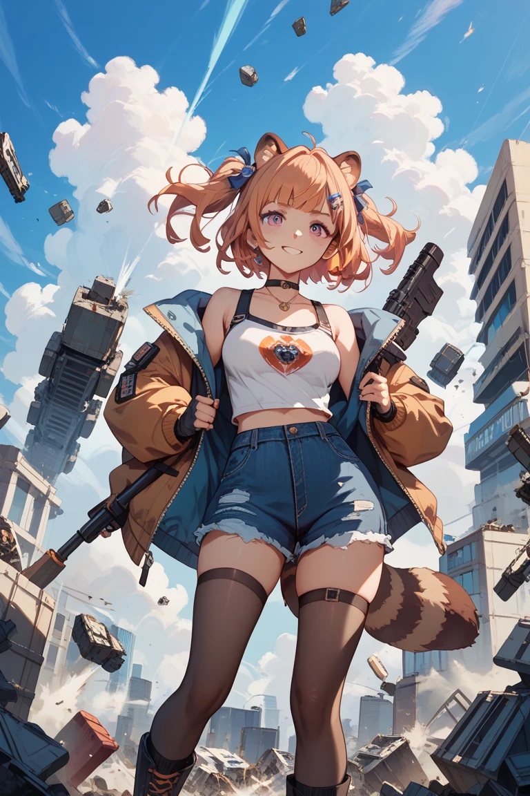 ((masterpiece,best quality, detailed)), full body, night, cityscape, souryuu asuka langley, interface headset, multicolored bodysuit, eyepatch