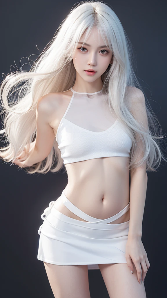 White sadness playfully