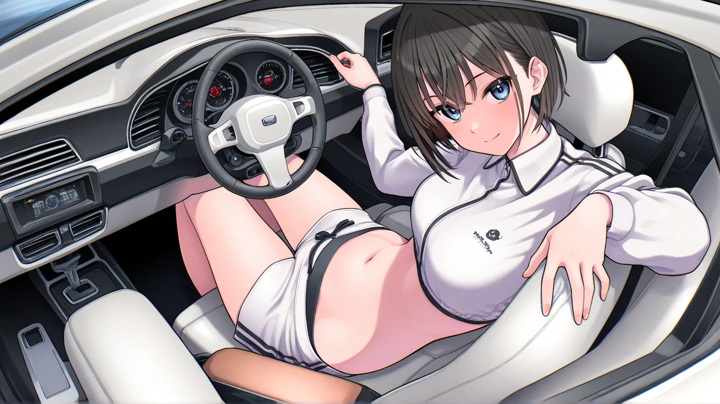 source_anime, no shading, vibrant colors, flat shading, score_9, score_8_up, score_7_up, score_6_up, score_5_up, score_4_up, masterpiece, best quality, detailed, 8k, 1girl, toph_bei_fong, solo, nipples, pussy, black_hair, torn_clothes, blush, , short_hair, navel, flat_chest, topless, grey_eyes, facial, cum, navel, cum_on_hair, cleft_of_venus, shiny, shiny_hair, cum_overflow, solo, cum, underwear, panties, cum_on_body, white_panties, after_sex, panty_pull, facial, spread_legs, blush, cum_in_pussy, hetero, overflow, cum_string, saliva, cum_on_tongue, tongue_out, after_fellatio, excessive_cum, cum_on_lower_body, cum_on_upper_body, eating_cum, swallowing, swallowing_cum, sitting, in a car,