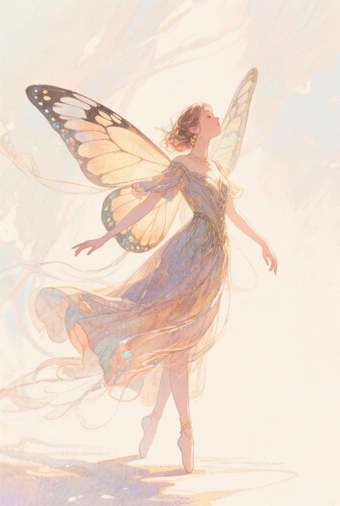 1girl, solo, full body, (masterpiece:1.21), (best quality:1.2), colorful, (illustration:1.2), (cinematic lighting:1.1), (bare shoulders:1.21), (collarbone:1.21) in this whimsical A beautiful and dreamlike garden, the scene is illuminated by a rainbow (colorful fireflies) dancing in the air. Pastel (drizzle) adorns the garden, creating a hazy and ethereal atmosphere. In the center of the picture, stands a single girl, an extremely beautiful girl, with lovely facial features and an innocent expression. Her long hair fluttered in the wind. She wore a low-cut strapless dress that accentuated her curves. The lighting is very delicate and beautiful, creating a soft warm glow that accentuates the water and makes it sparkle like a diamond. The finest grasses are also illuminated to create a lush carpet. The garden is surrounded by colorful flower fields with flowers of all colors and shapes. Various colors and sizes (coloured butterflies) can be seen flying around the scene, adding to the overall sense of wonder and magic. (Everyone, judges), a blush can be seen on the bridge of the nose, and the mouth is slightly opened, which adds to the overall sense of innocence and youth. Falling petals can be seen waving around her, adding to the overall sense of romance and beauty. The breeze is blowing, the leaves are rustling, and the flowers are swaying, adding to the overall dynamism and vitality. It is a scene of pure wonder and magic, full of color and beauty, where the viewer can lose themselves in this enchanting and captivating world.