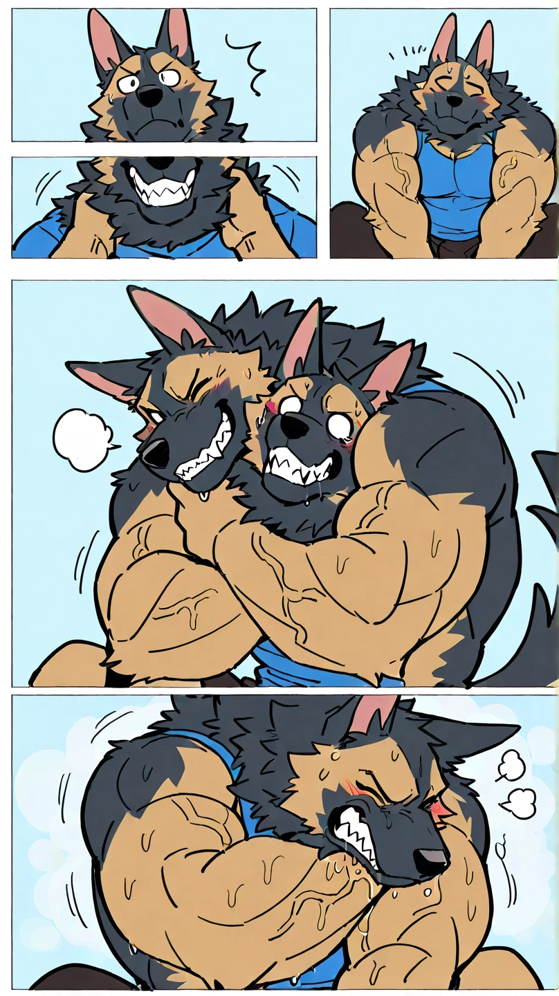 furry,tiger,wolf,gay,hyper penis,, hyper muscular body ,touching,hand touching ,Tongue licking armpit,kissing with each other,foursome,hairy , Thick beard,cum,cum shot, on face and chest,large amount of chest hair、large amount of belly hair、large amount of armpit hair,Tongue licking,red tattoo,flirtatious facial expression,wear sunglasses,teacher in tank top,professor in tank top with necklace ,student,
, flexing armpit , ass leaking semen, ,orange eyes ,(Eyes Details),lie down,in the class room ,random fur, , flirting , big chest, ((huge hefty pecs):1.2),Split abs,(strong beefy muscular body), strong muscles, 8 pack, extremely hot and sexy, , Double Penetration, messy cum ,thighs up、legs stretched out ,Hands touching the crotch, great physique,Strong arms, manly, bodybuilder , (Fine veins:1.5), (shine body:1.5) , (Excessive sweating:1.7), (Sweat all over the body:1.7),inflation, excessive cum, ,Bondage,((Ultra High Quality)), ((masterpiece)), ((Ultra detailed)), ((4k)),Perfect detailed features, comic realism, 2D, Hand drawn
